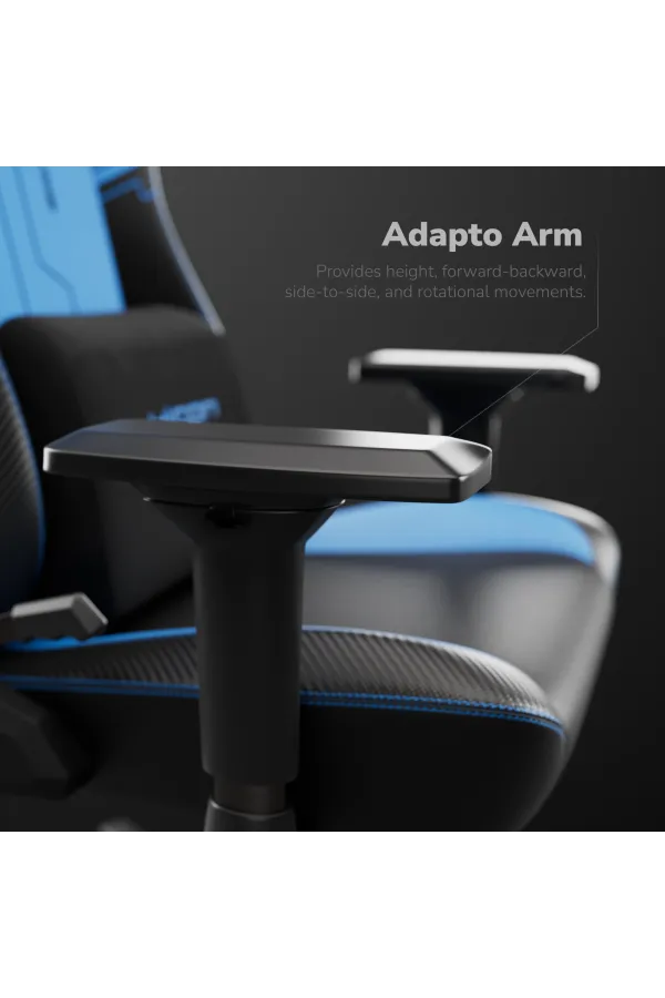Apex Eagleblaze Gaming Stoel – Zwart/Blauw