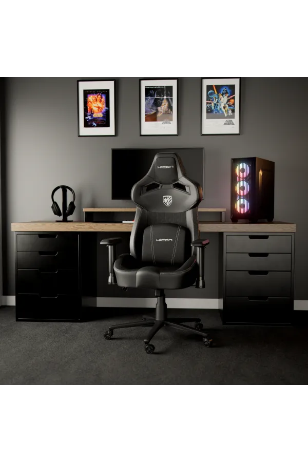 Gamestoel Hyper Serie - Eclipse Zwart