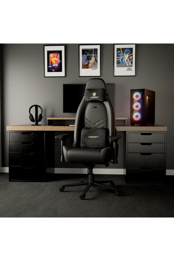 Gamestoel Infinity Serie - Maverick Zwart